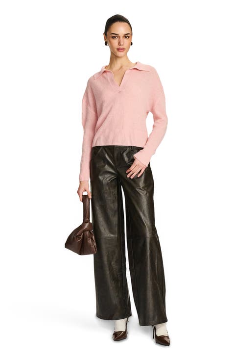 Featherweight Cashmere Polo Sweater
