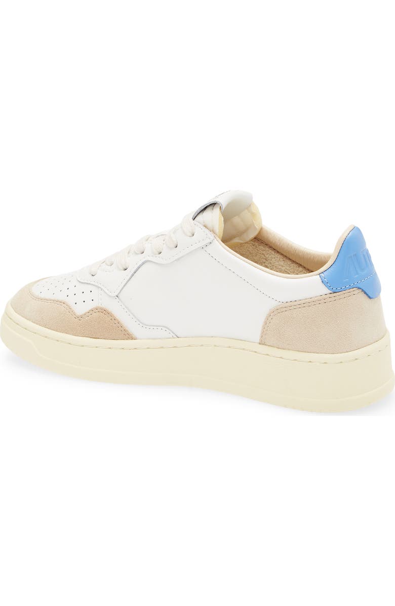 AUTRY Medalist Low Sneaker, Alternate, color, White/ Vista Leather/ Suede