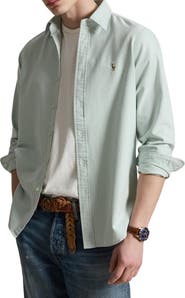Polo Ralph Lauren The Iconic Solid Cotton Button-Down Oxford Shirt