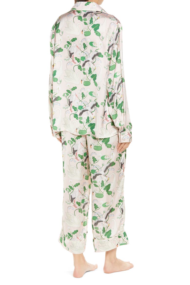 Botanical Garden Pajamas, Alternate, color, PEACH