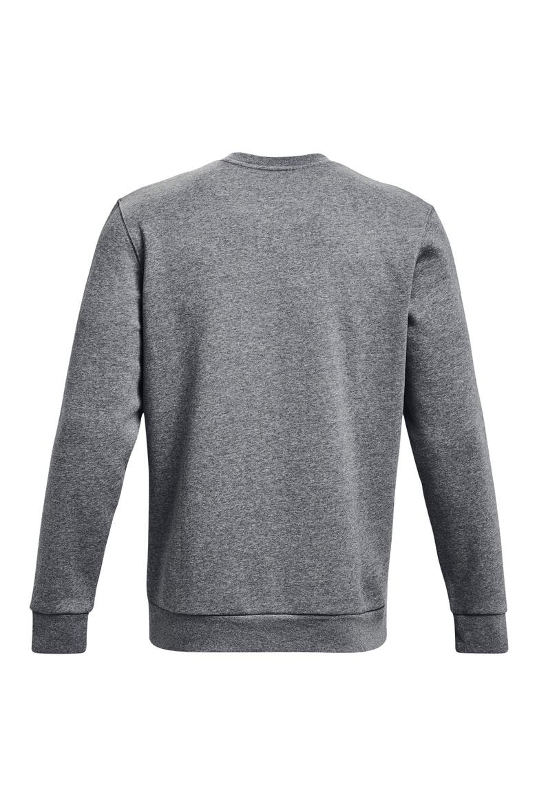 Icon Fleece Crewneck Sweatshirt, Alternate, color, PITCH GRAY MEDIUM