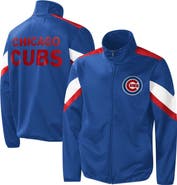 G-III SPORTS BY CARL BANKS Men's G-III Sports by Carl Banks Royal Chicago Cubs Earned Run Full-Zip Jacket