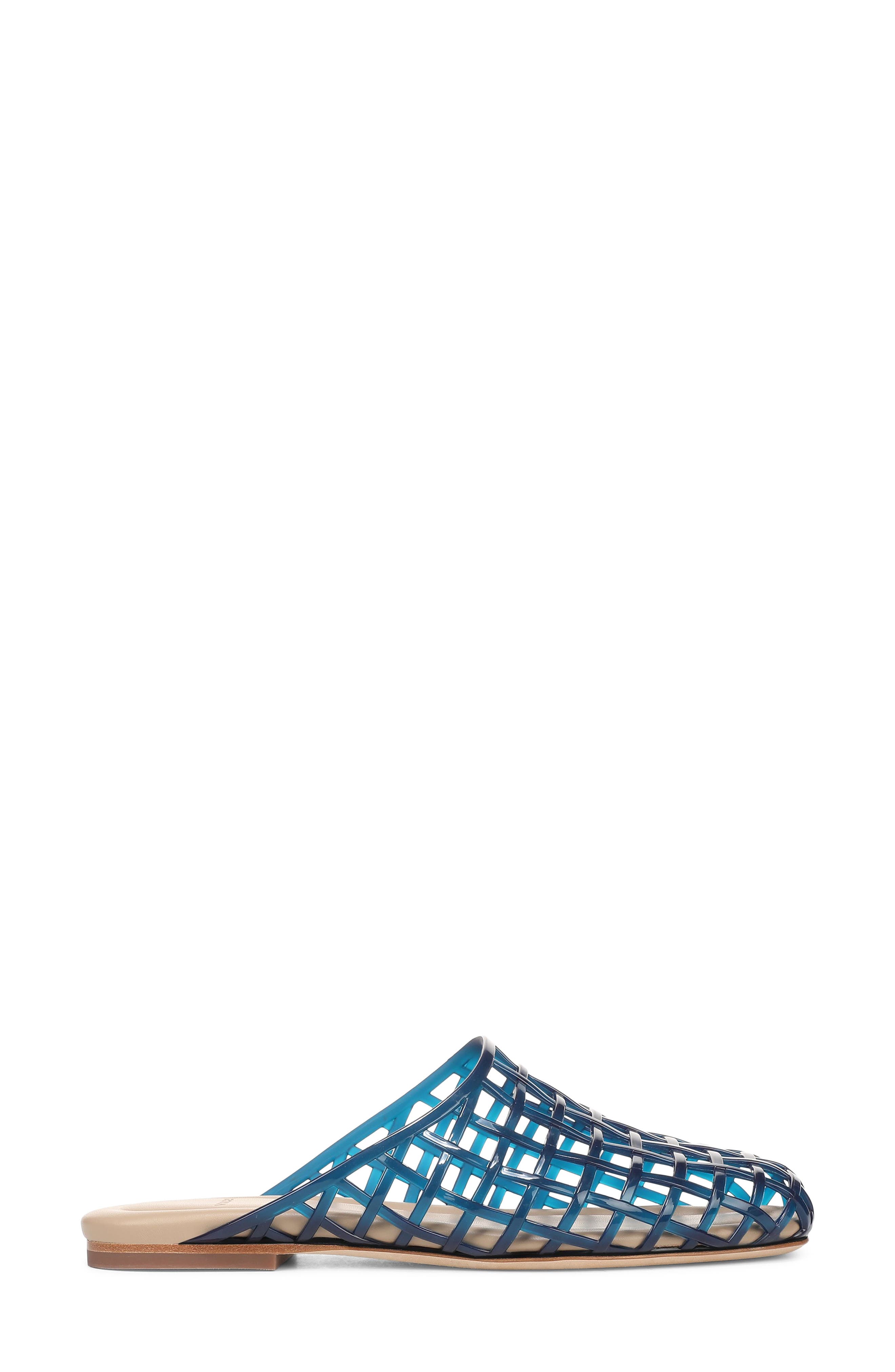 Barcelona Jelly Cage Mule, Alternate, color, COSMIC BLUE