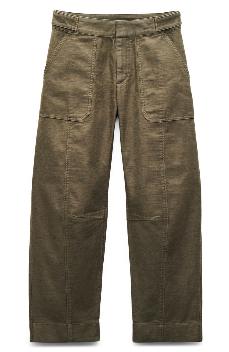 rag & bone Anita Pants, Alternate, color, Olive