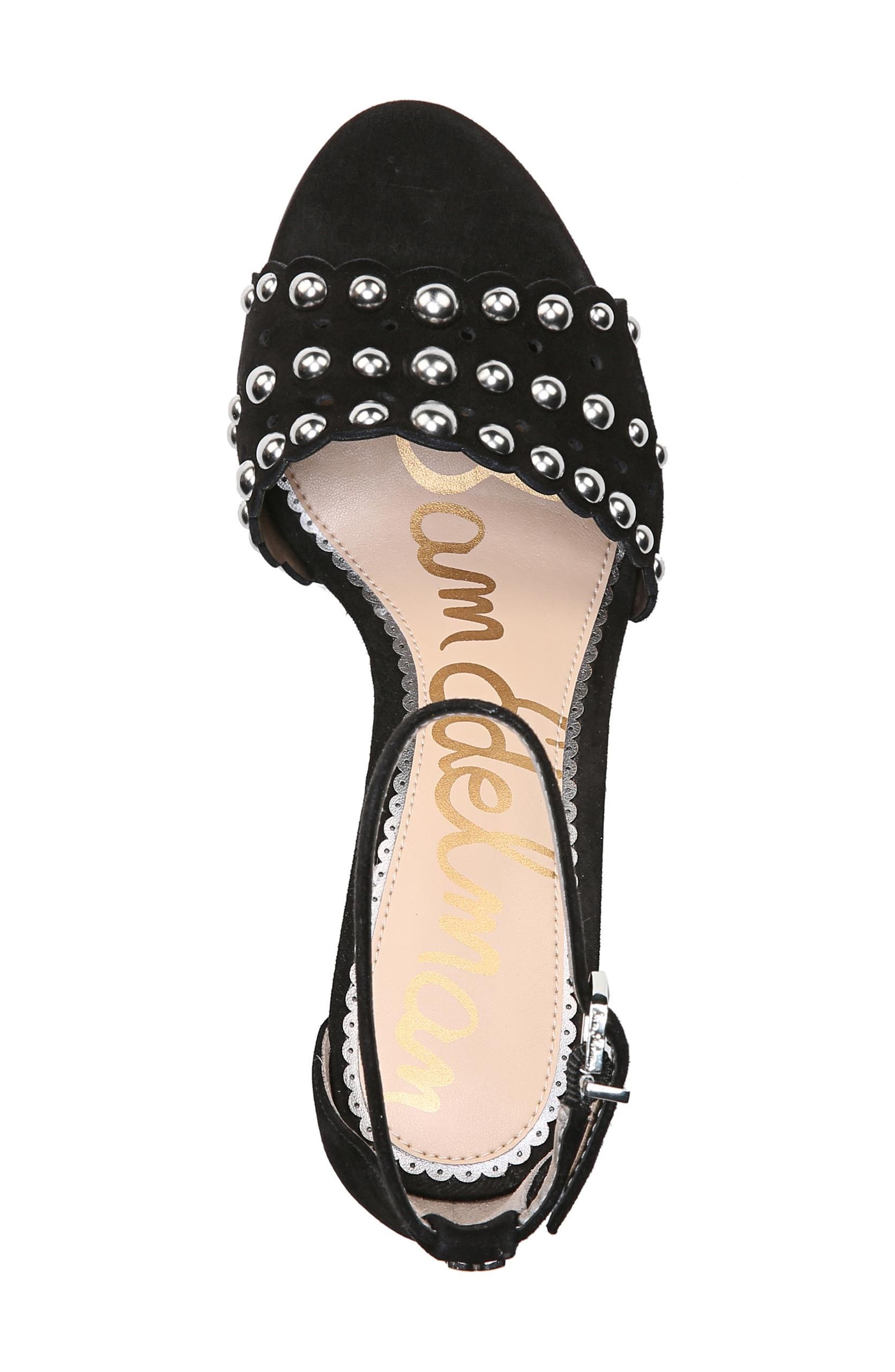 Sam Edelman Yaria Studded Block Heel Sandal, Alternate, color, 