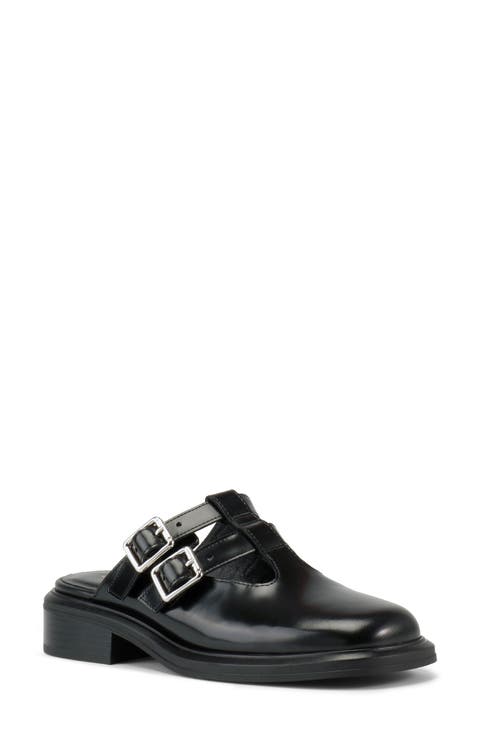 Ellis Buckle T-Strap Mule (Women)