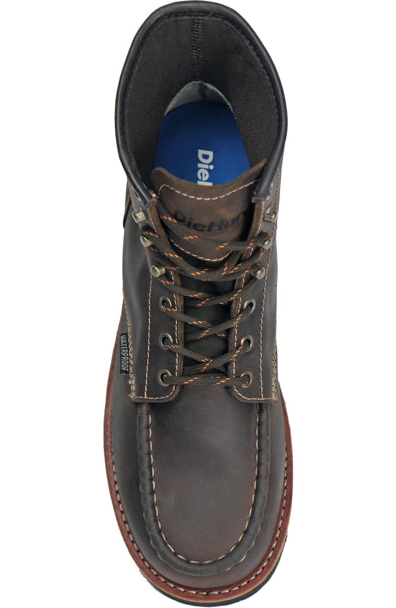 DieHard Monte Composite Toe Waterproof Work Boot Dark Brown, Alternate, color, Dark Brown