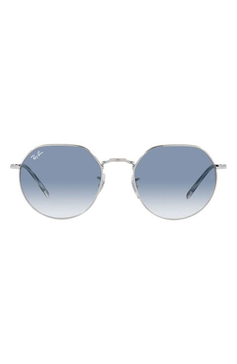 51mm Gradient Geometric Sunglasses