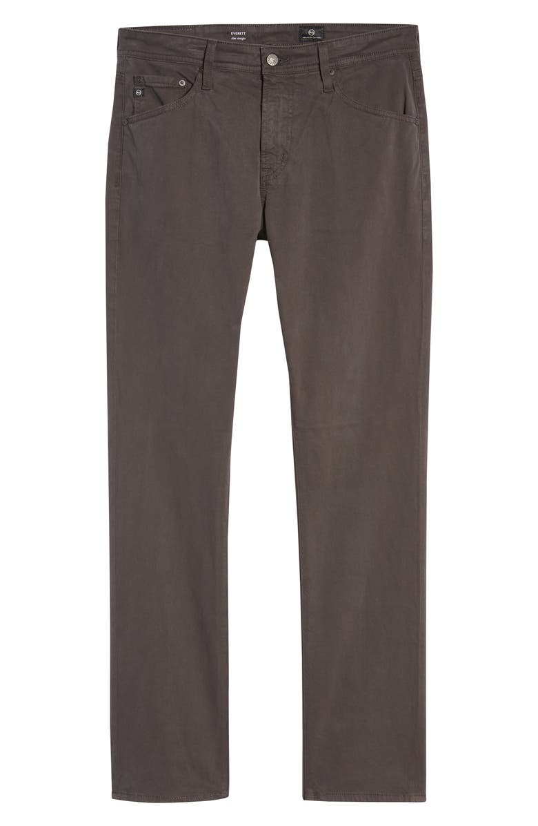 AG Everett Stretch Sateen Slim Straight Pants, Alternate, color, Shadow Hawk