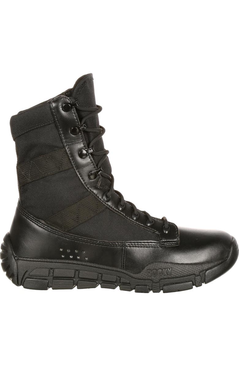 Rocky C4T - Military Inspired Public Service Boot, Main, color, Black