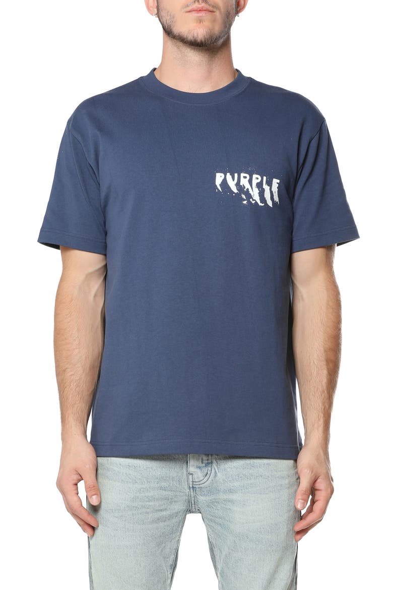 Logo Graphic T-Shirt, Main, color, BLUE