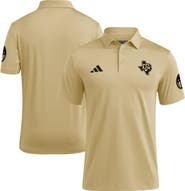 adidas Men's adidas Tan Texas A&M Aggies Salute to Service Ultimate365 Solid Polo