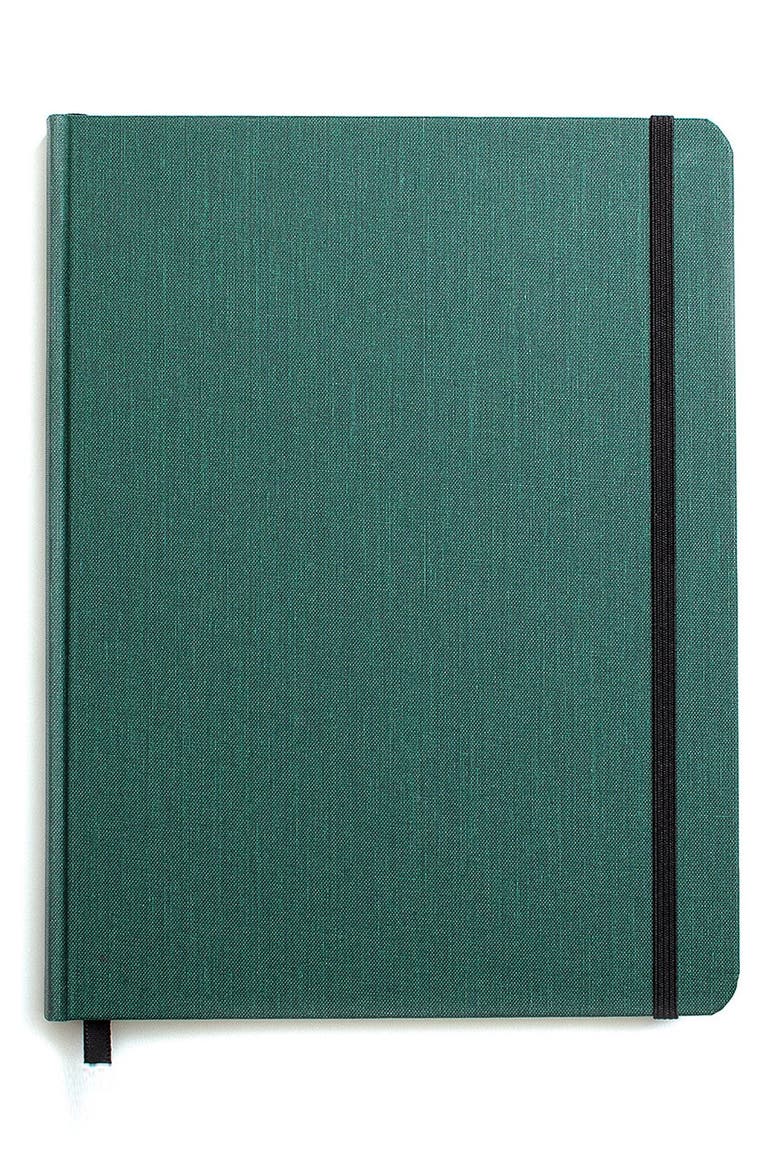 Hardcover Linen Journal, Main, color, FOREST PINE