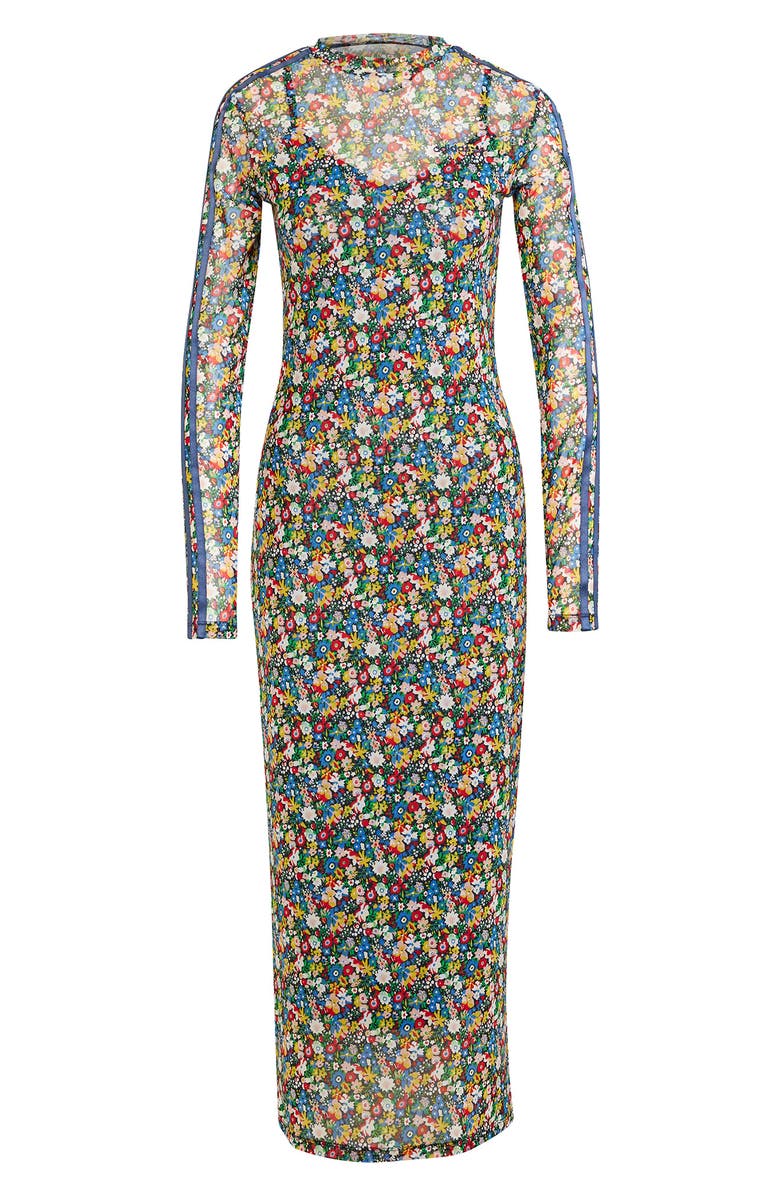 adidas Originals x Liberty London Long Sleeve Maxi Dress, Alternate, color,