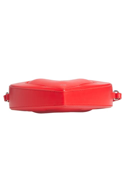 Jw Pei Francisca Faux Leather Heart Crossbody Bag In Red
