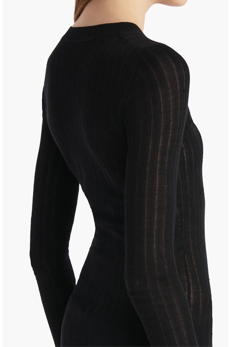 Elm Silk Blend Top, Alternate, color, BLACK