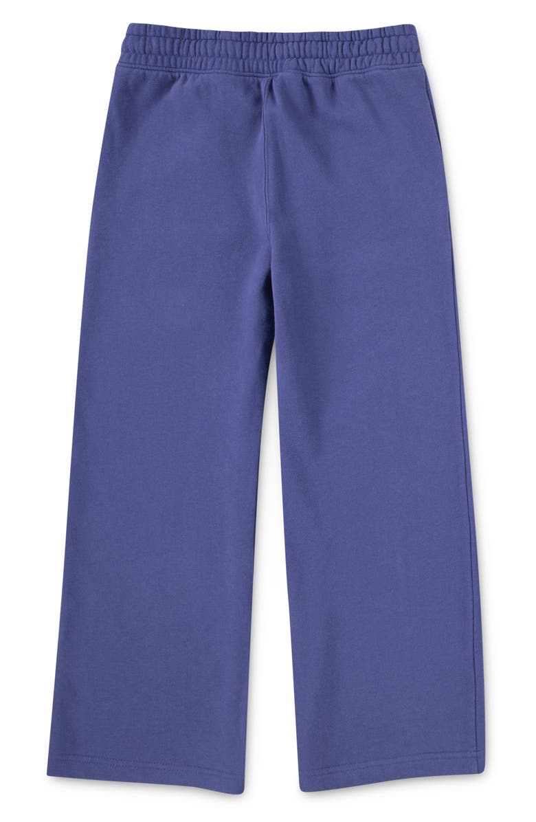 abercrombie kids Kids' Essential Wide Leg Fleece Sweatpants, Alternate, color, Skipper Blue