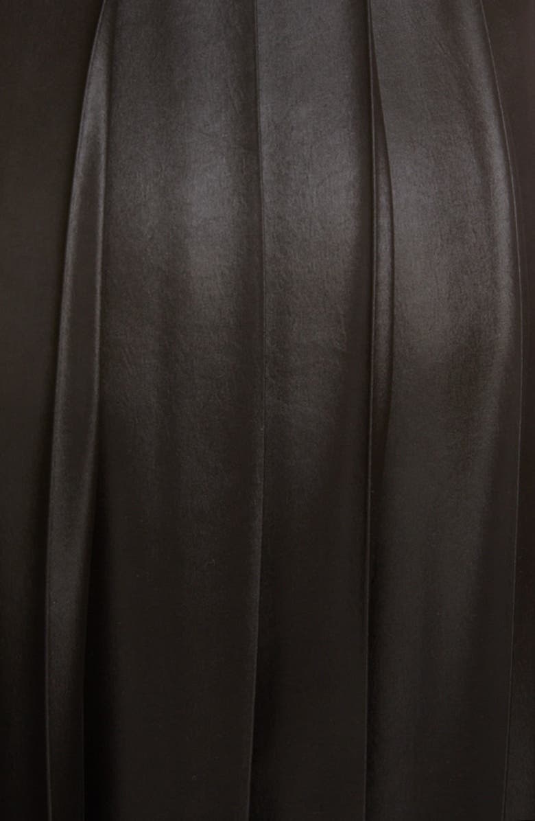 Acne Studios Itty Cinz Pleated Satin Skirt, Alternate, color,