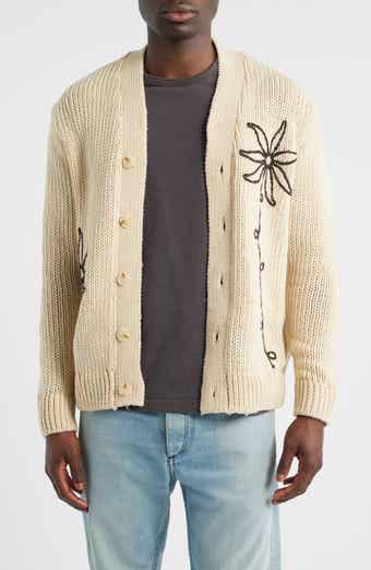 NN07 Mika 6620 Flower Embroidered Recycled Polyester Blend Cardigan