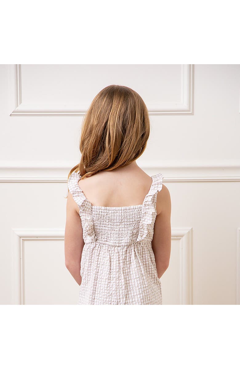 Hope & Henry Girls' Organic Ruffle Neck Jumpsuit, Kids, Alternate, color, 