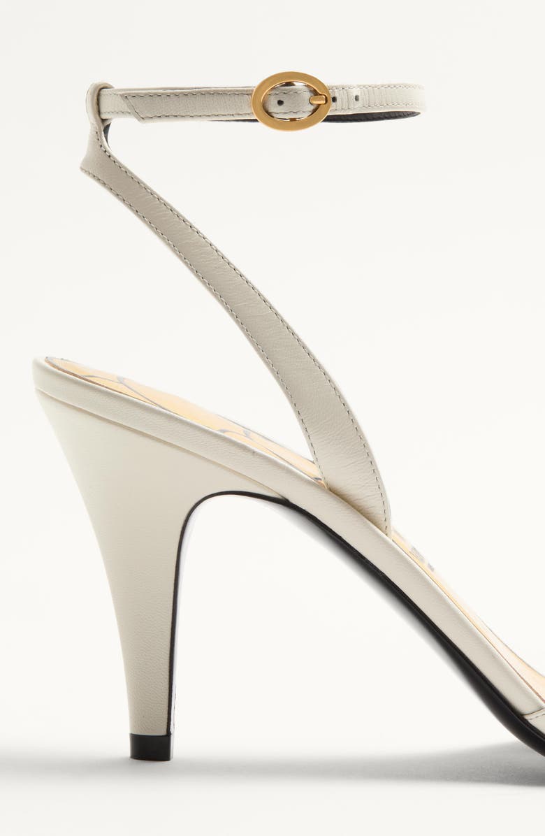 Valentino Garavani Ladycrush Ankle Strap Sandal, Alternate, color, Ivory