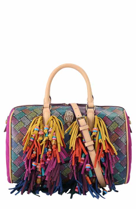 Kurt Geiger London Kensington Boston Fringe Duffle Bag
