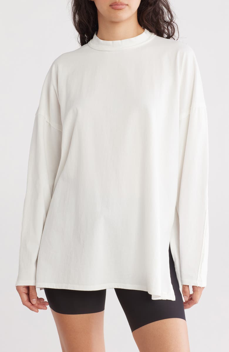 Free People Heather Long Sleeve Tee, Main, color, 