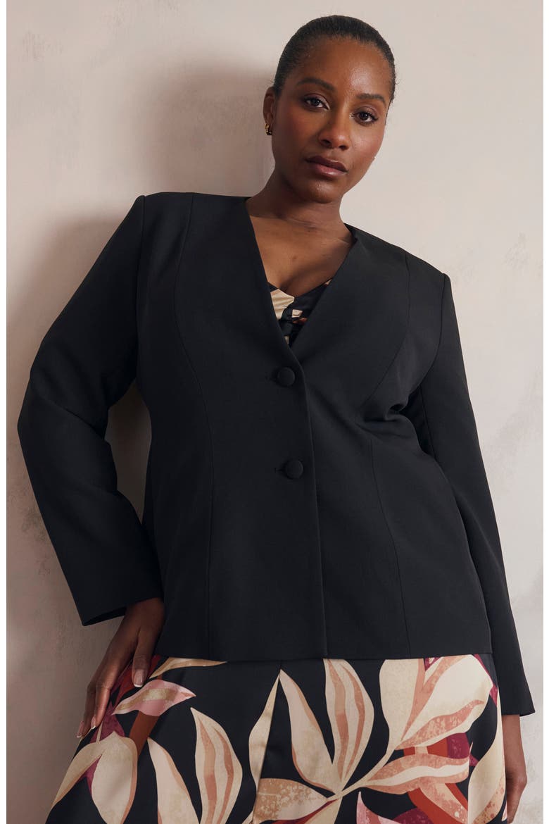 Jenna Jacket, Alternate, color, BLACK