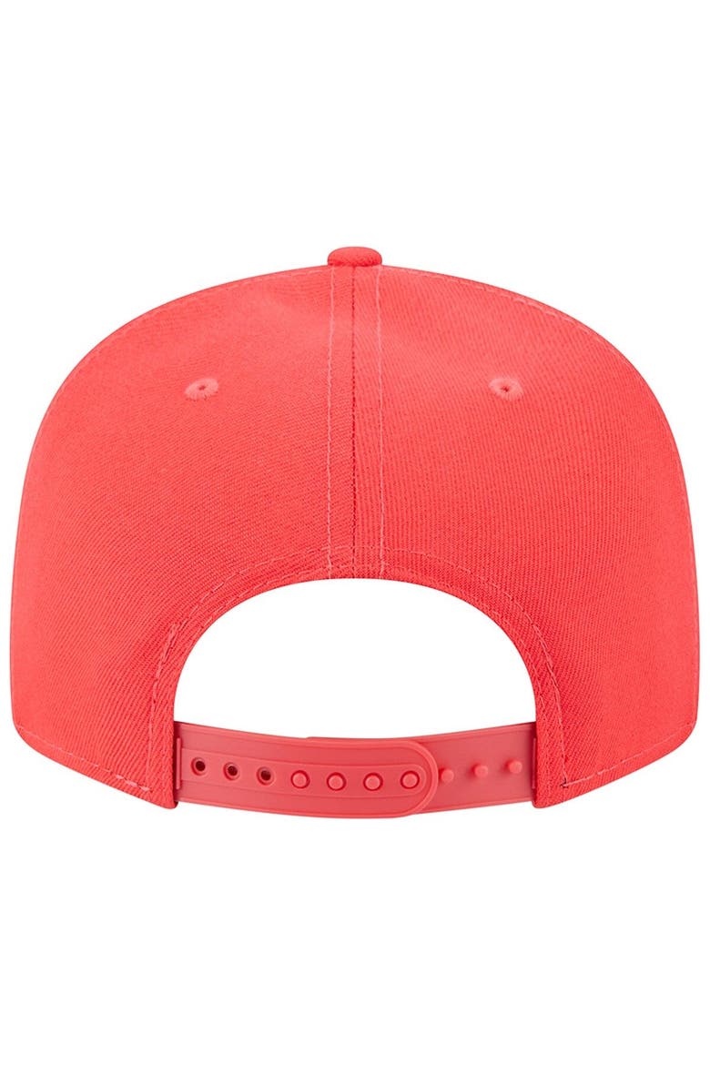 Men's New Era Red Pittsburgh Steelers Color Pack Brights 9FIFTY Snapback Hat, Alternate, color, Red