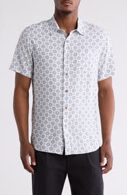 Union Venice Relaxed Fit Short Sleeve Button-Up Shirt