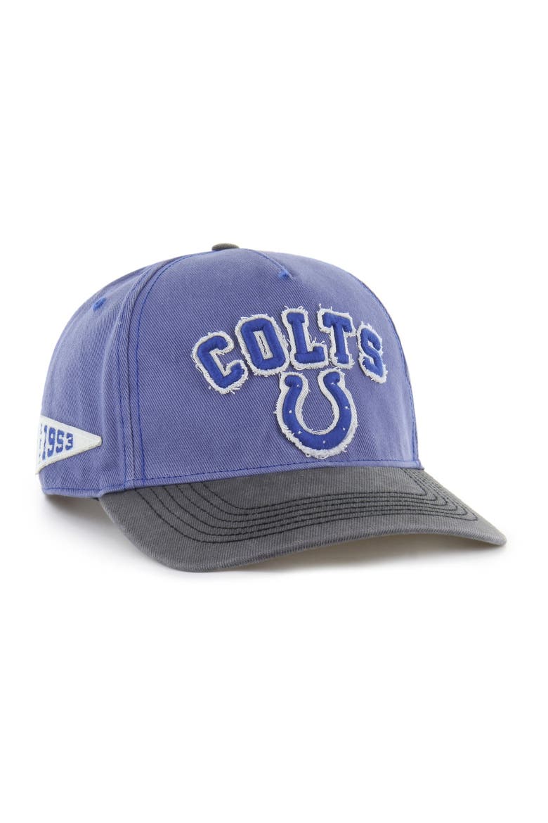 Men's '47 Royal Indianapolis Colts  Calderwood Well Worn Hitch Adjustable Hat, Main, color, Royal