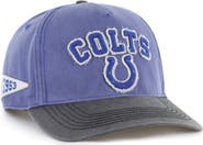 '47 Men's '47 Royal Indianapolis Colts Calderwood Well Worn Hitch Adjustable Hat