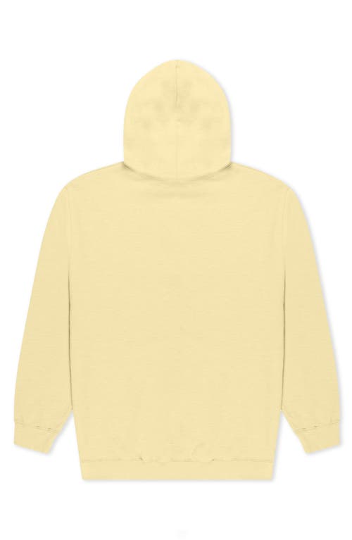 Dalix Womens Butterfly Midweight Hooded Sweatshirt In Yellow