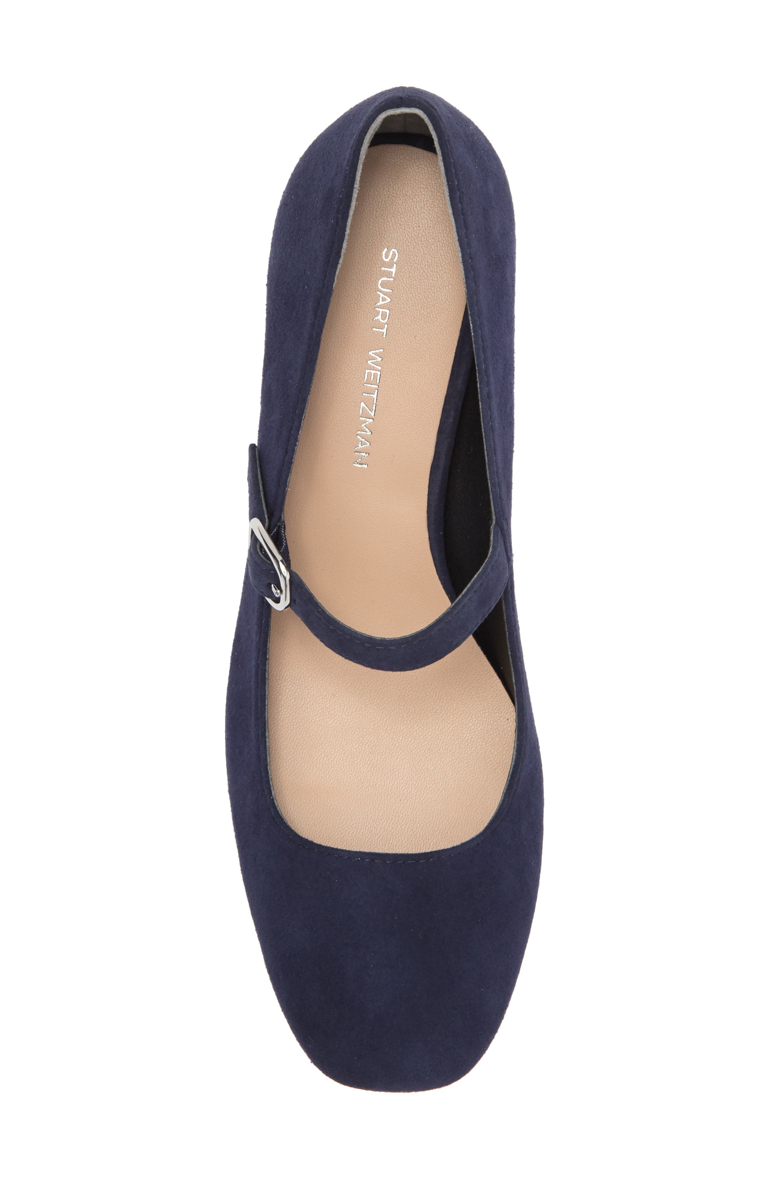 Stuart Weitzman Louise 50 Mary Jane, Alternate, color, Nice Blue