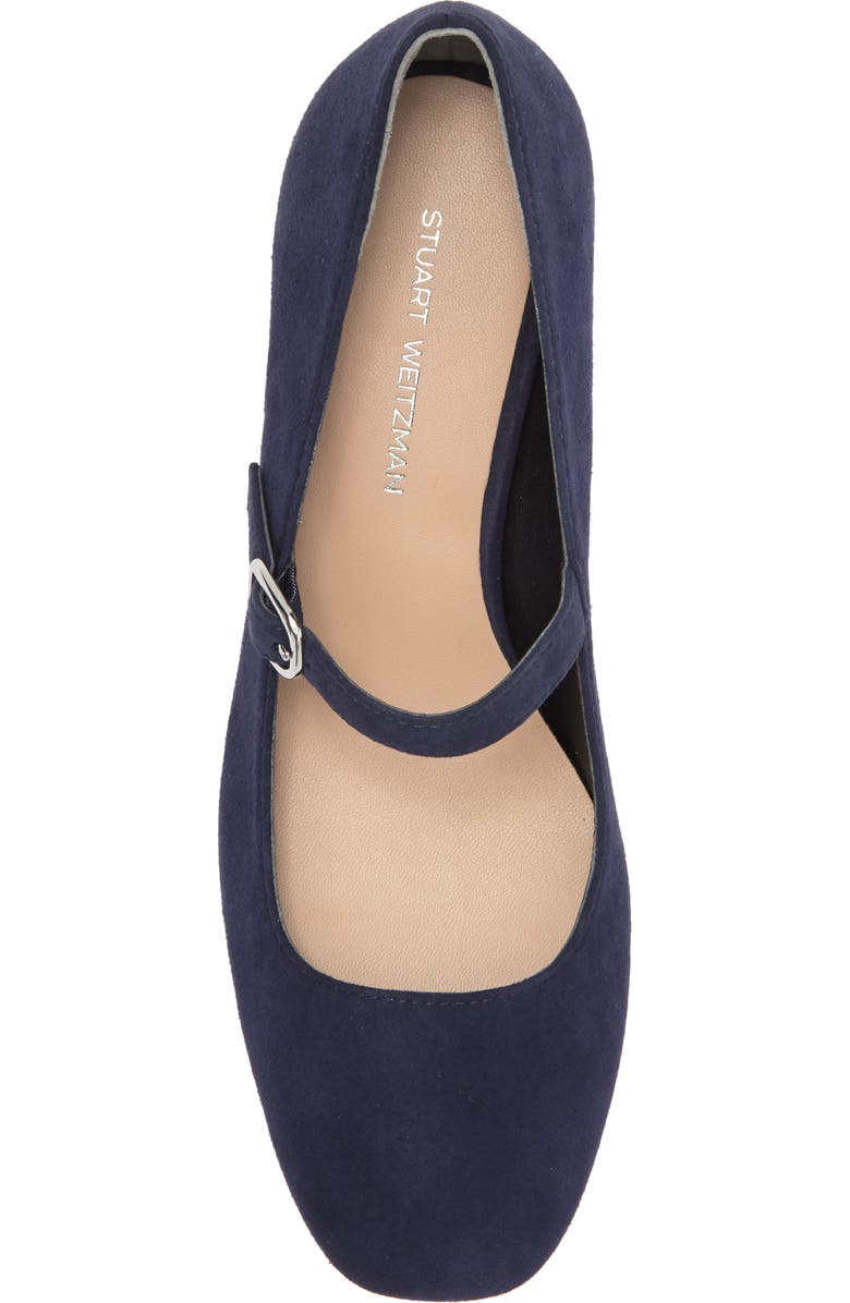 Stuart Weitzman Louise 50 Mary Jane, Alternate, color, Nice Blue