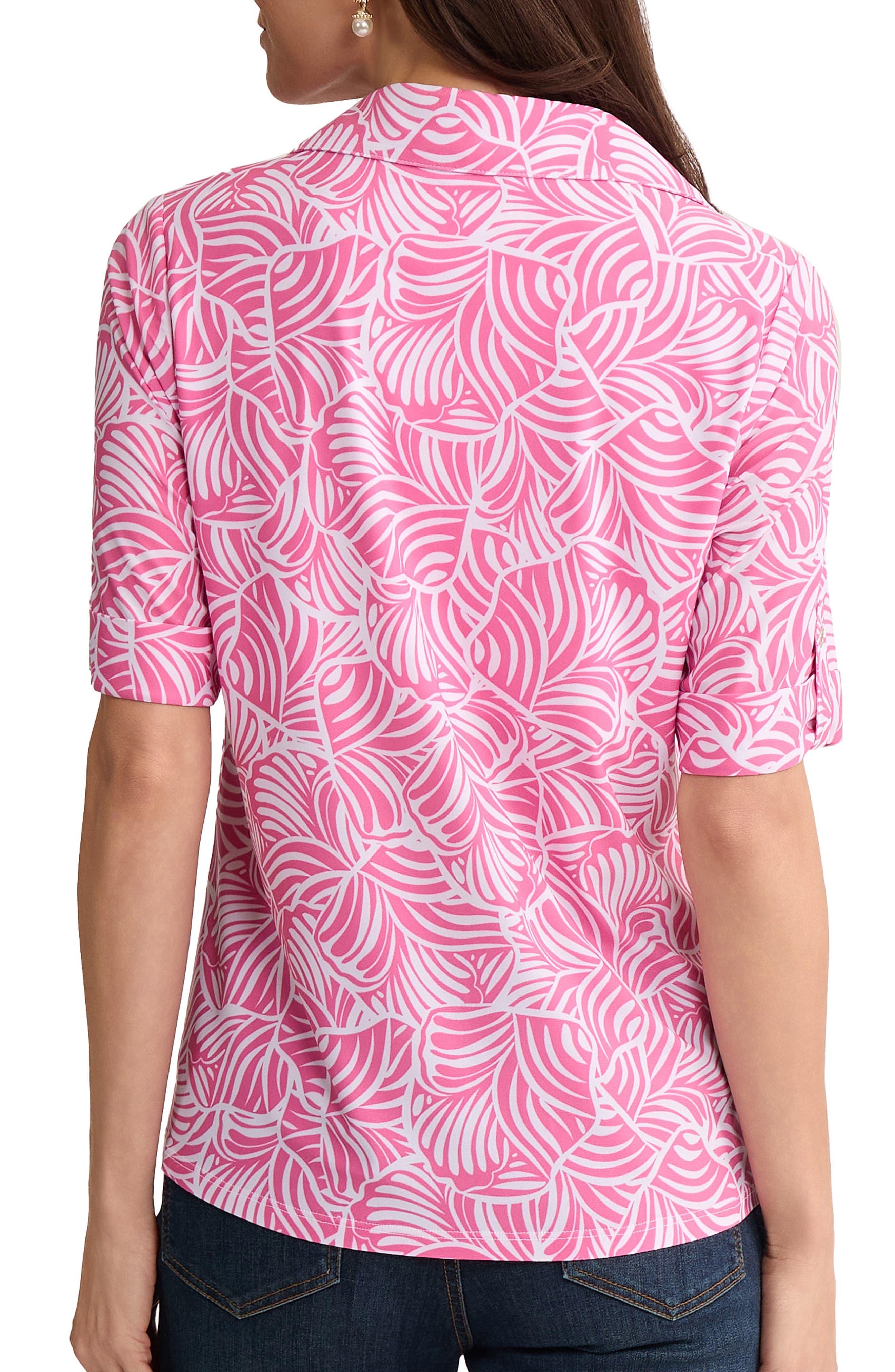 Roll Tab Cuff Polo - image 2