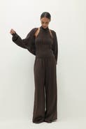 NAKED CASHMERE Antoinette Ribbed Cashmere Shrug