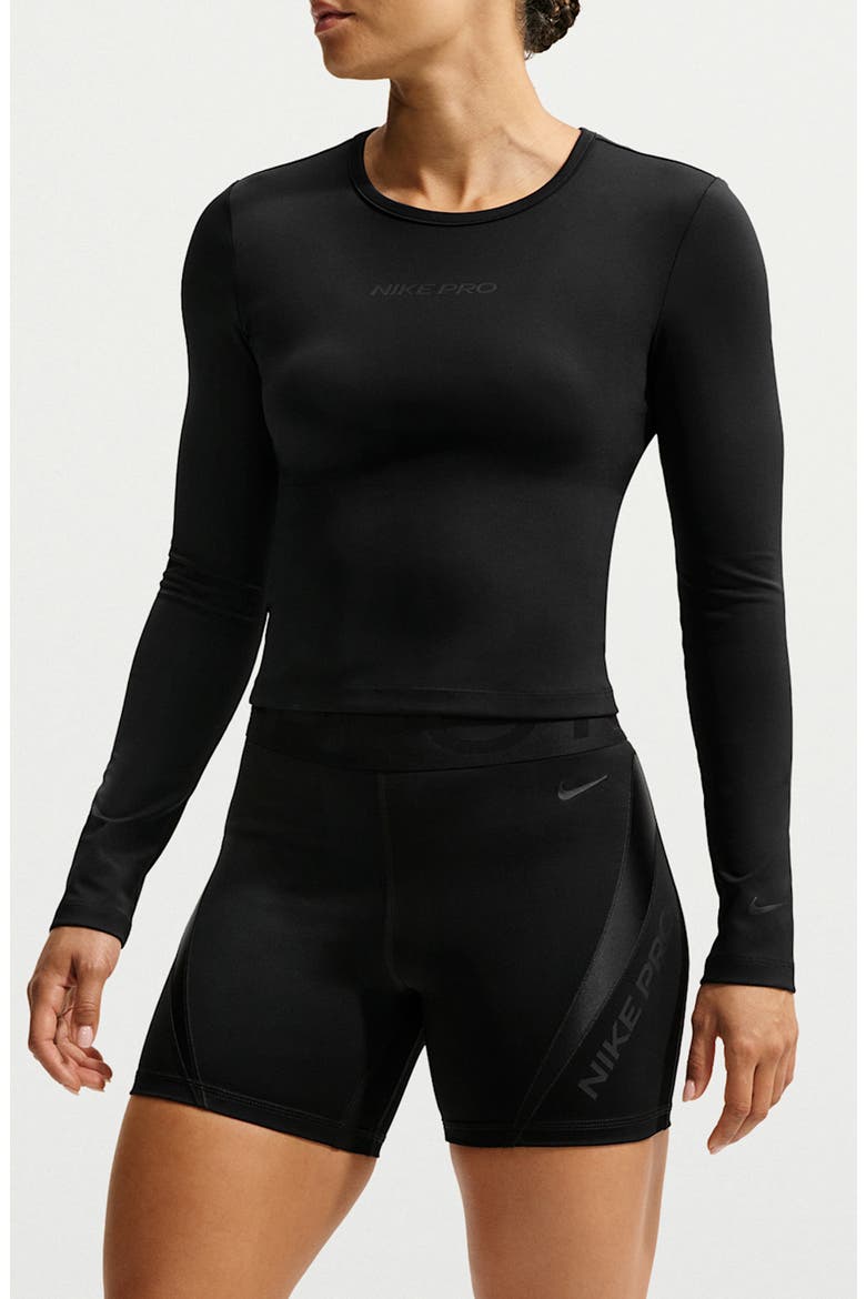 Pro Performance Mid Thigh Shorts, Main, color, BLACK/ BLACK