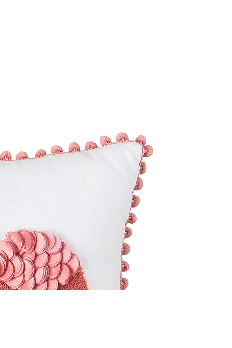 Flamingo Friends Flock Lumbar Accent Pillow 12" x 20", Alternate, color, Pink