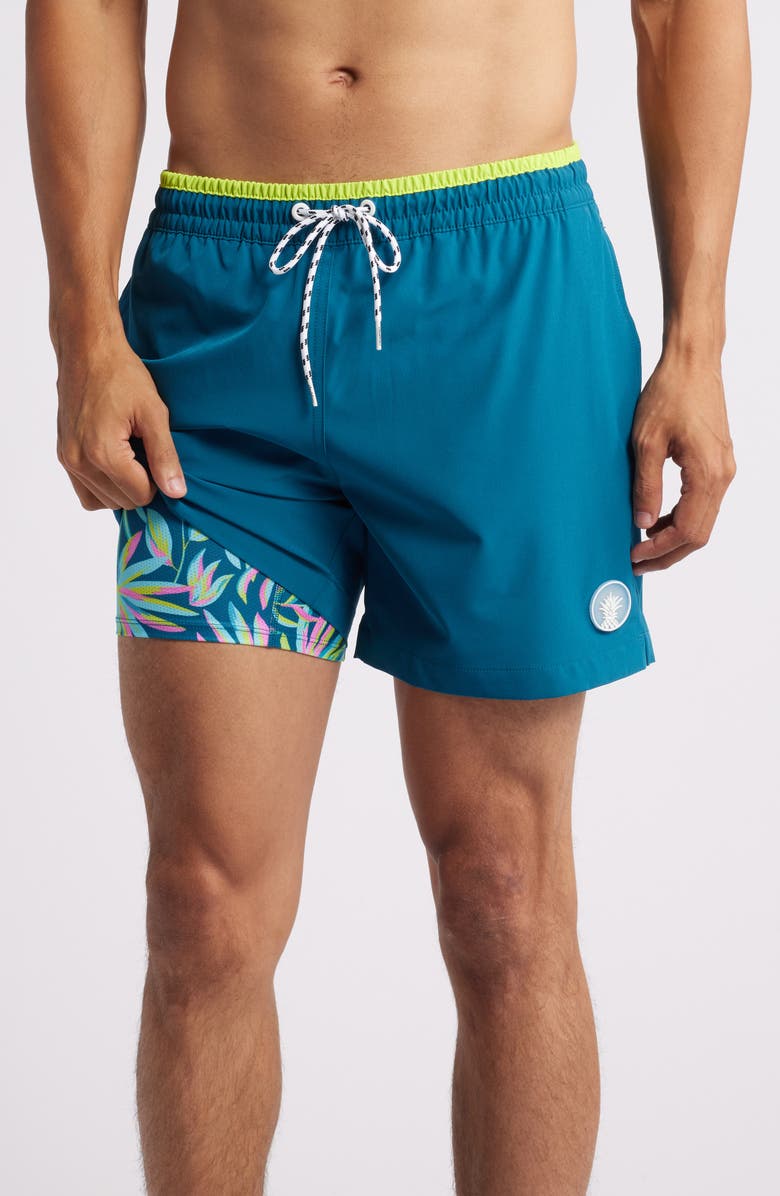 Chubbies The Rip Tides 5.5-Inch Swim Trunks, Alternate, color, 