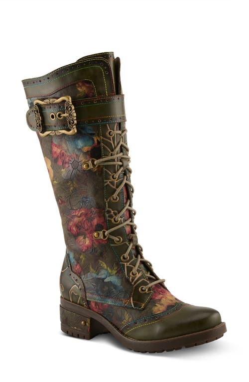L'artiste By Spring Step Kisha Fall Knee High Boot In Multi