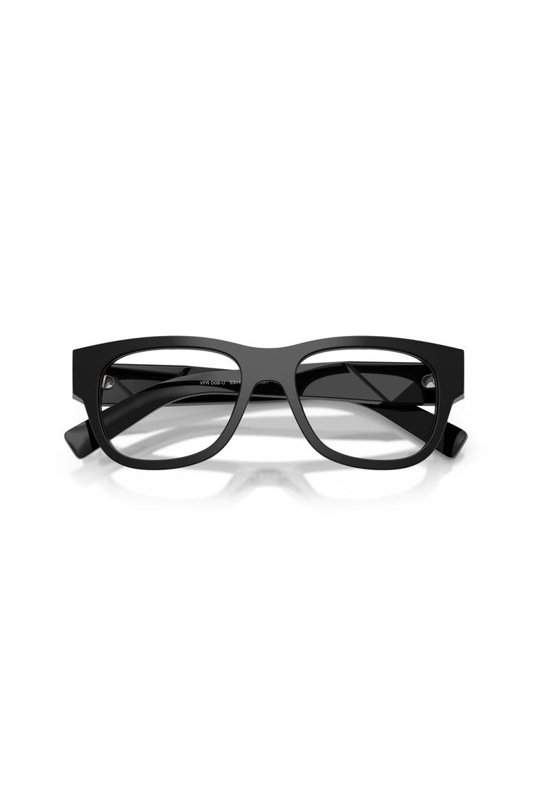 53mm Square optical glasses, Alternate, color, Black