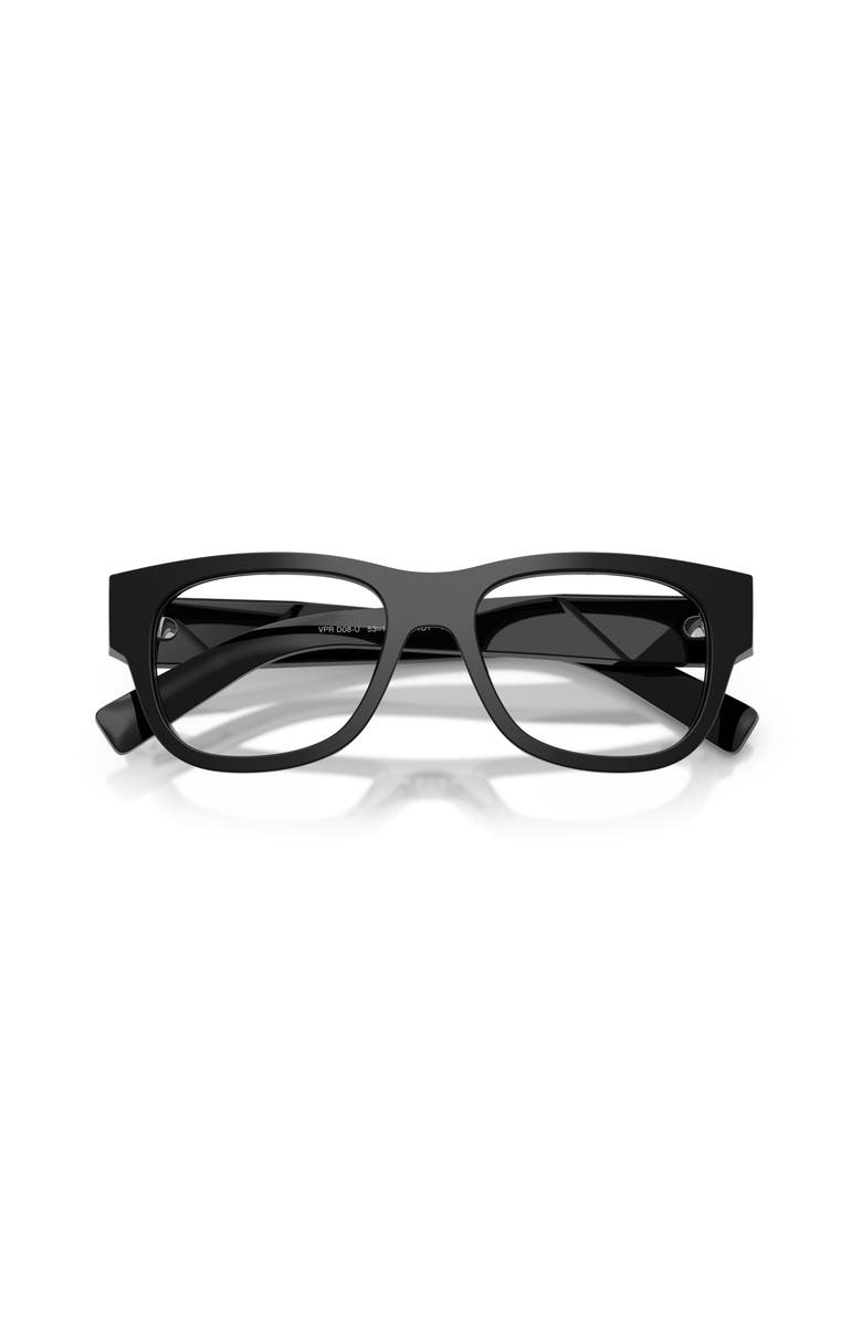 Prada 51mm Square optical glasses, Alternate, color, Black