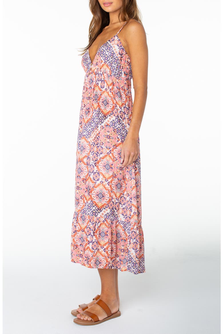 Warm Rays Midi Dress, Alternate, color, SPICE ROUT