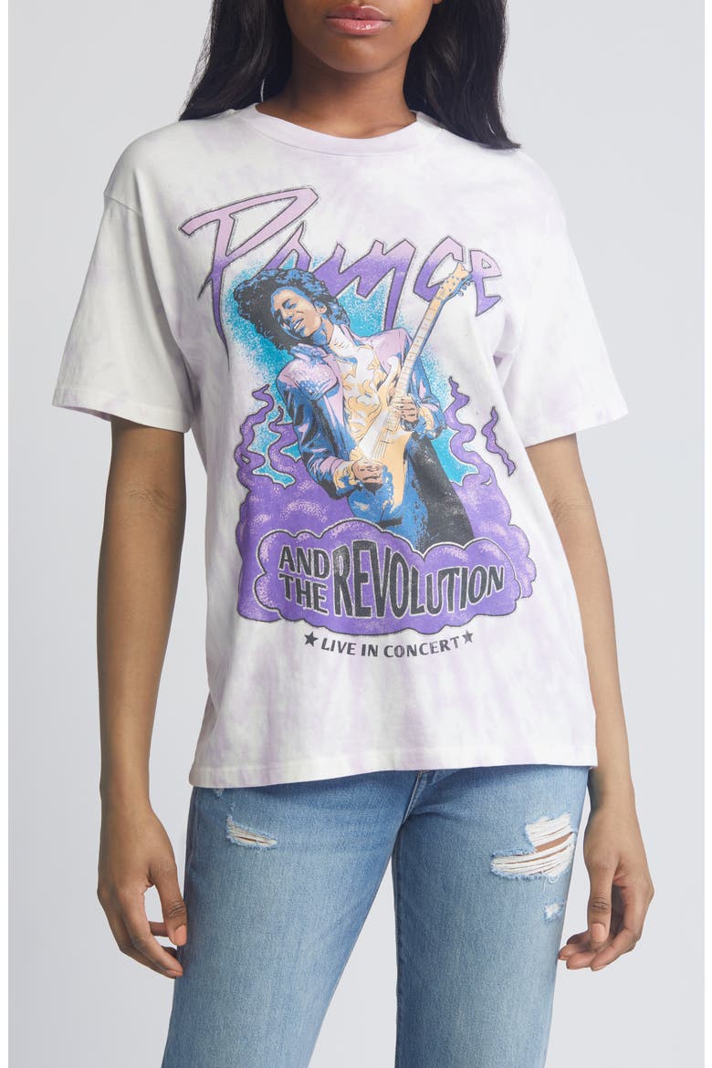 Prince Live Cotton Graphic T-Shirt, Main, color, LILAC SPIRAL