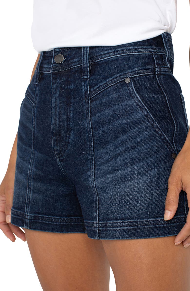 Liverpool Los Angeles Utility Denim Shorts, Alternate, color, 