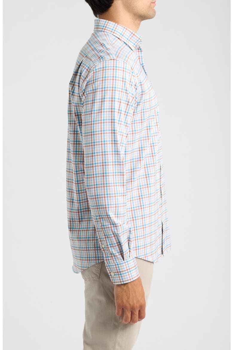 Redwood Check Plaid Long Sleeved Button Down Shirt, Alternate, color, CANYON