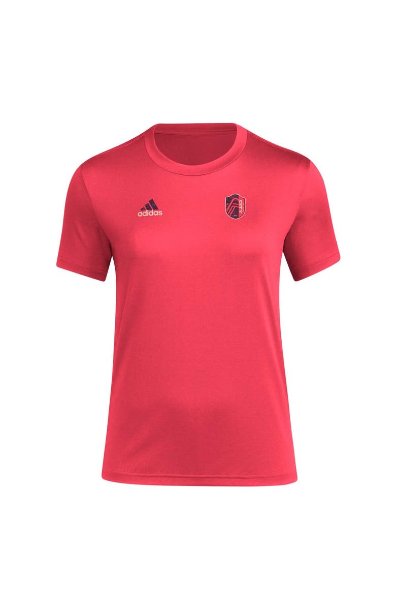 adidas Women's adidas Red St. Louis City SC Local Stoic AEROREADY T-Shirt, Alternate, color, 