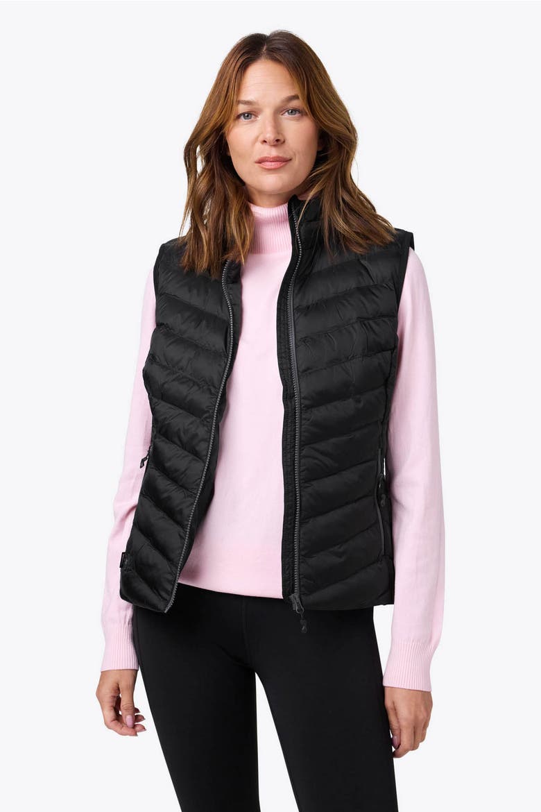 Women's Backcountry Xtera Packable Heated Puffer Vest, Main, color, Black