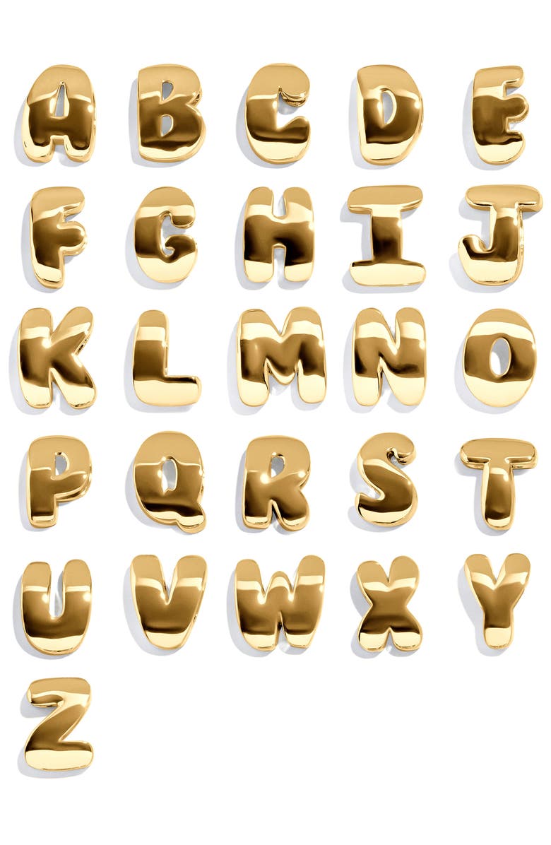 BaubleBar Knotty Initial Bracelet, Alternate, color, Brown